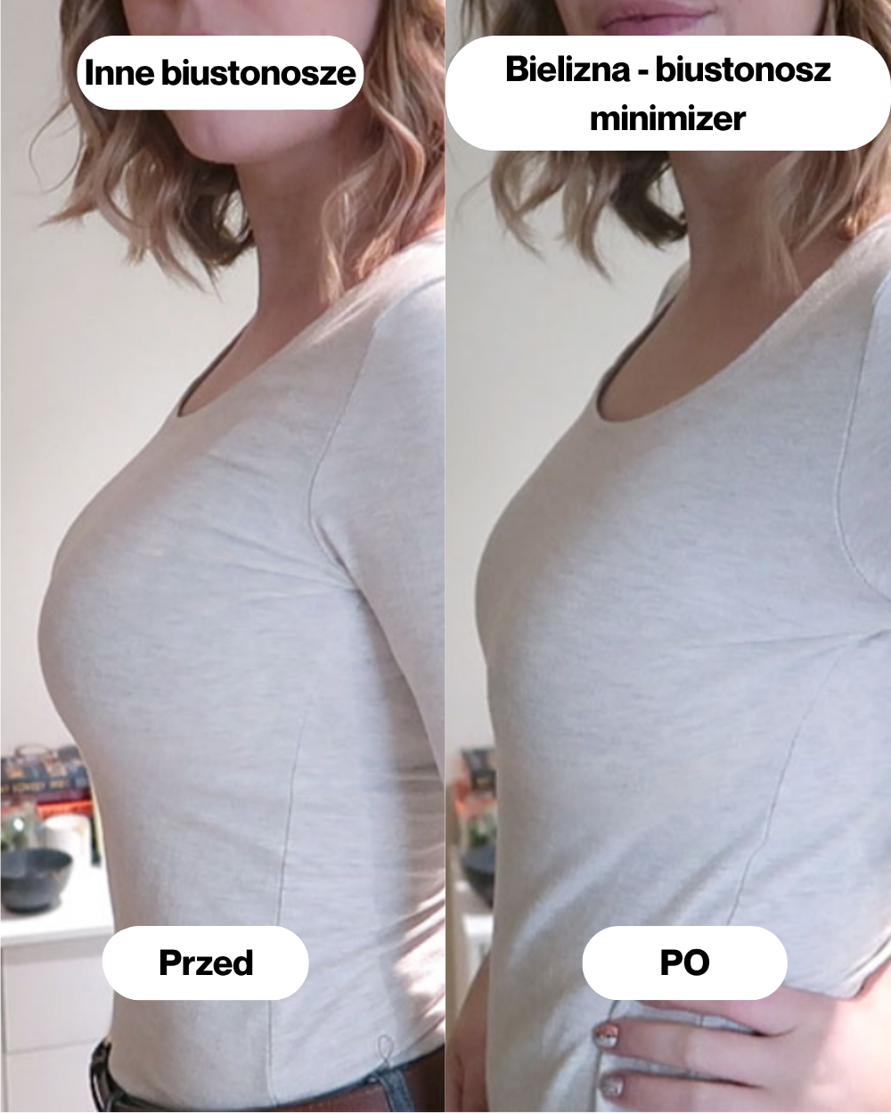 Komfortowy Biustonosz Zmniejszający